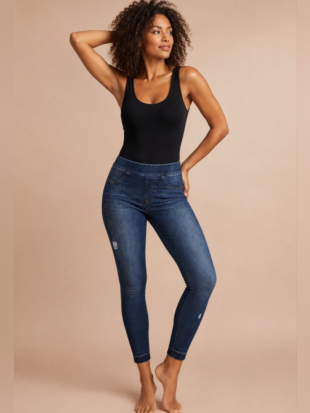 ❤ SPANX PULL ON SKINNY ANKLE JEANS, LARGE, MEDIUM, & XSP (0 PETITE)
